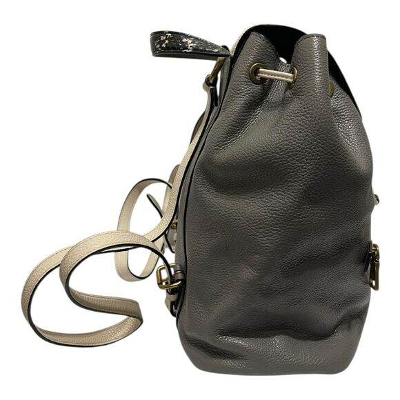 Coach Evie Backpack In Colorblock With Snakeskin Detail - Picture 3 of 12